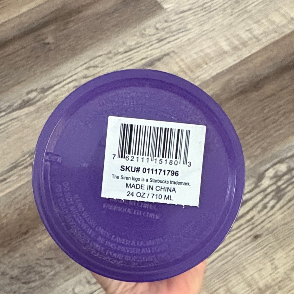 🆕 Starbucks Purple Glow-in-the-Dark Tumbler - Picture 3 of 3